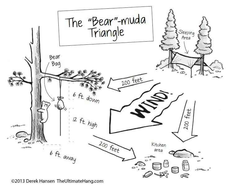 How to set up your campsite in bear country