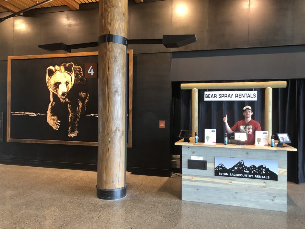 Jackson Hole Airport Bear Spray Kiosk