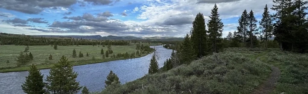 Riverside Ski Trail hike West Yellowstone Montana